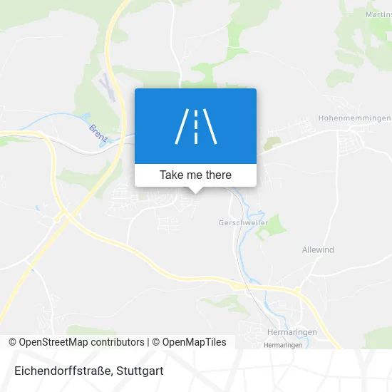 Карта Eichendorffstraße