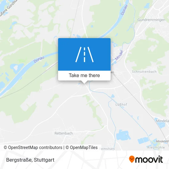 Карта Bergstraße