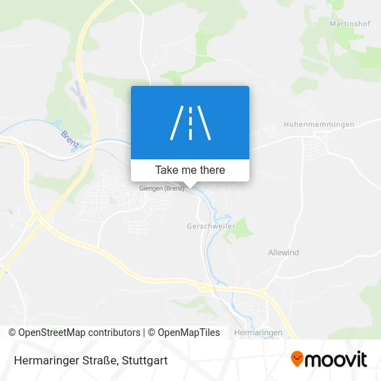 Карта Hermaringer Straße