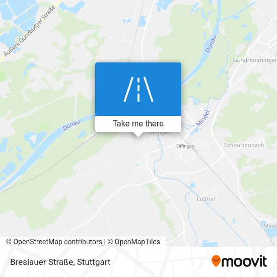 Карта Breslauer Straße