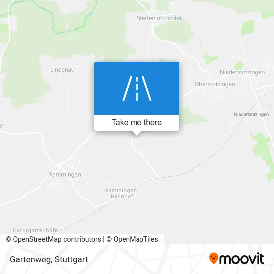 Карта Gartenweg