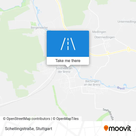 Карта Schellingstraße