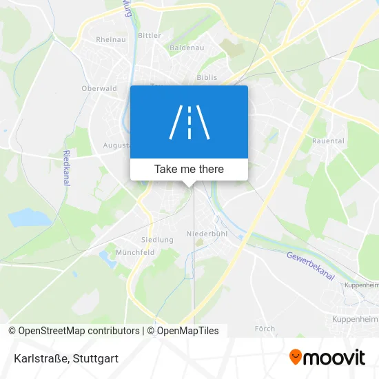 Карта Karlstraße