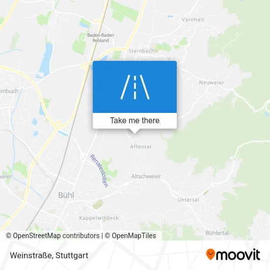 Карта Weinstraße