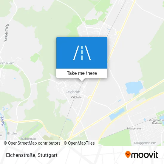 Карта Eichenstraße