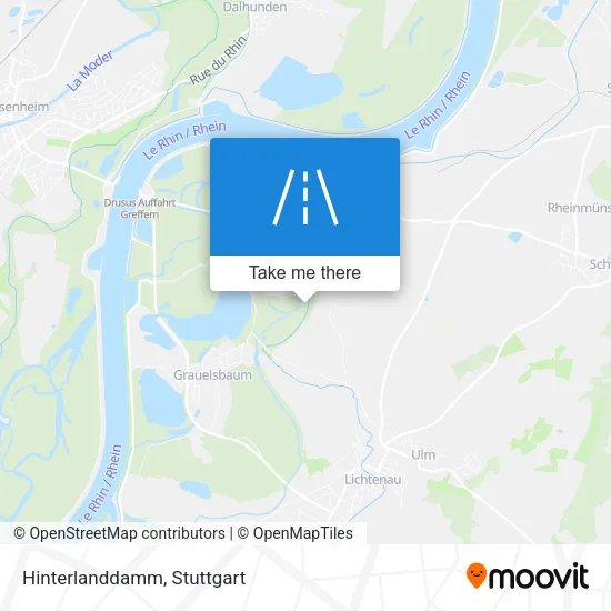 Карта Hinterlanddamm