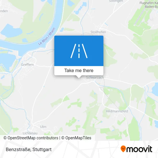 Карта Benzstraße