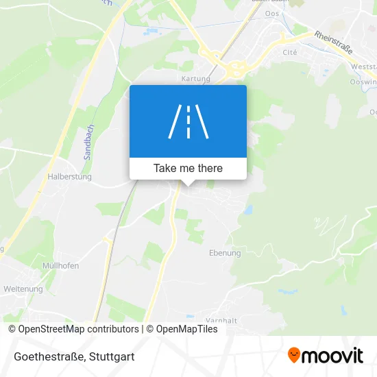 Карта Goethestraße