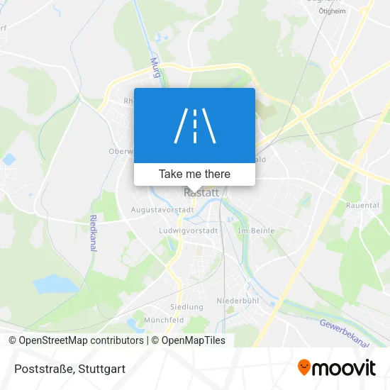 Карта Poststraße