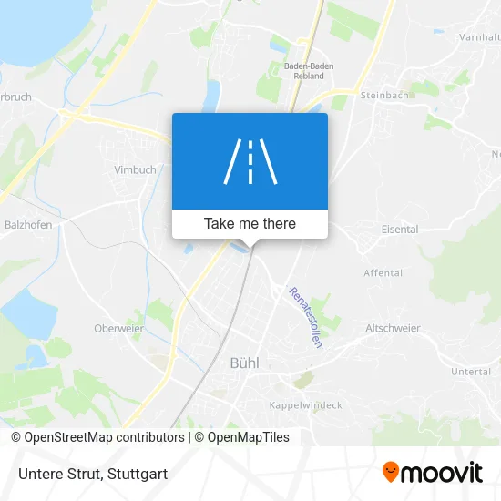 Карта Untere Strut