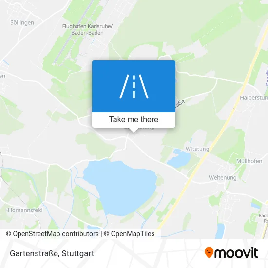 Карта Gartenstraße