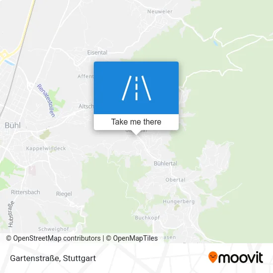 Карта Gartenstraße