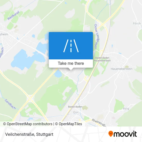 Карта Veilchenstraße