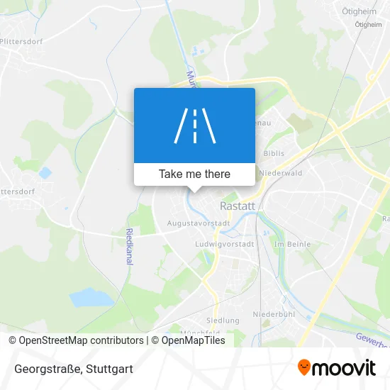 Карта Georgstraße