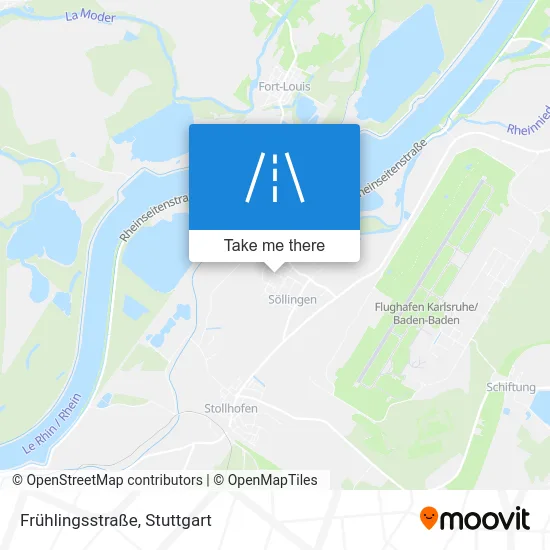 Карта Frühlingsstraße