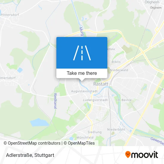 Карта Adlerstraße