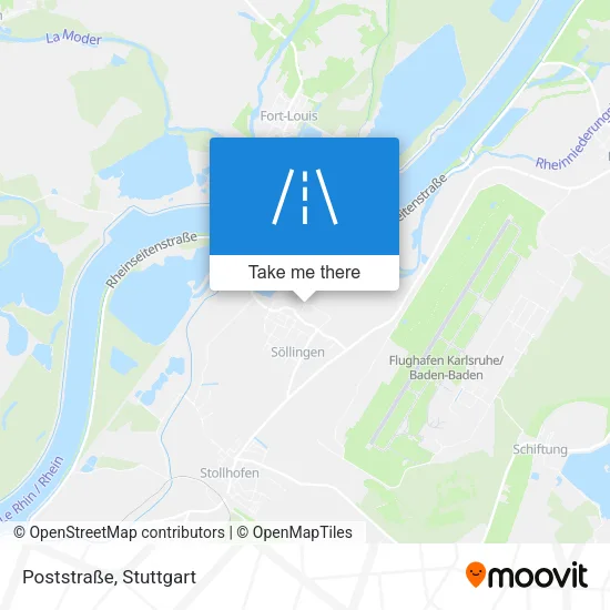 Карта Poststraße