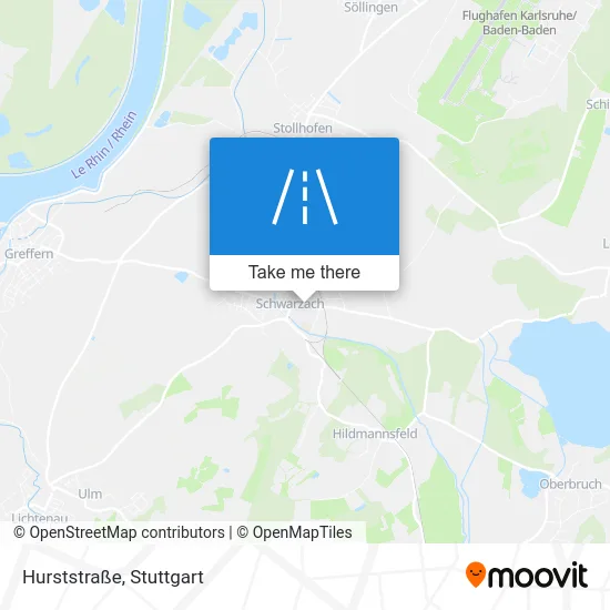 Карта Hurststraße