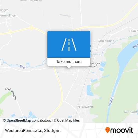 Карта Westpreußenstraße