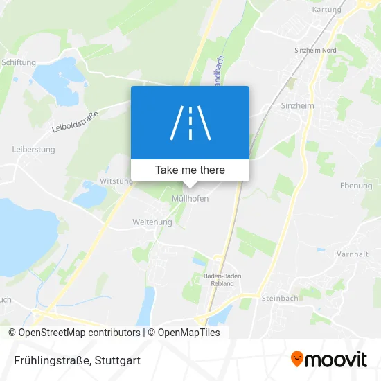 Карта Frühlingstraße
