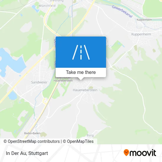 In Der Au map