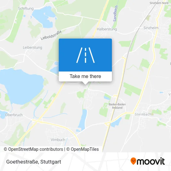 Карта Goethestraße