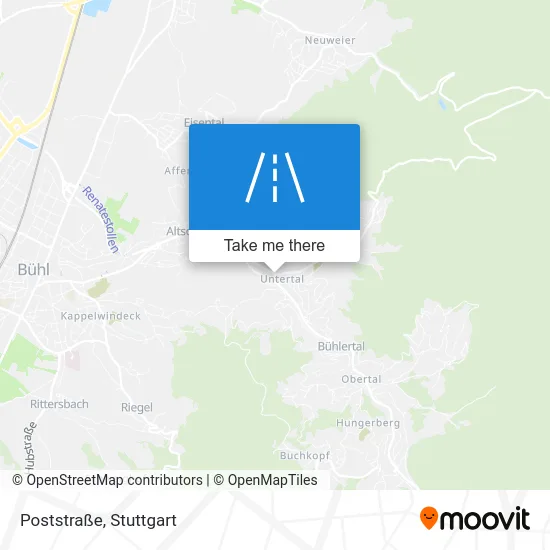 Карта Poststraße