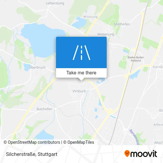 Карта Silcherstraße