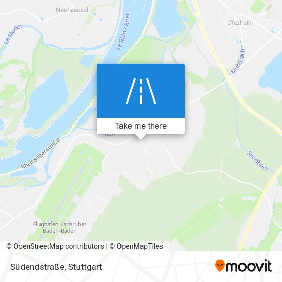 Карта Südendstraße