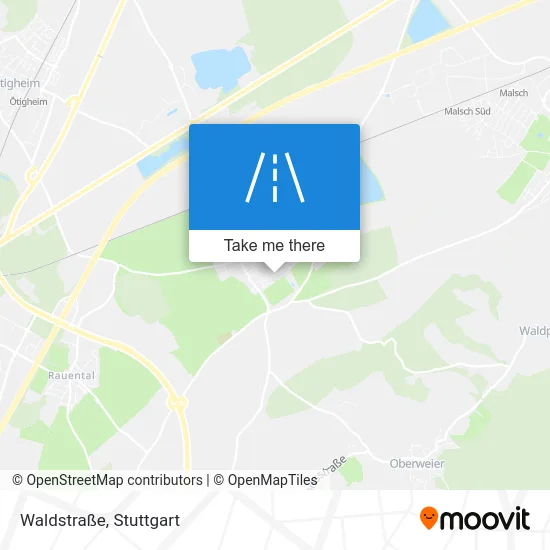 Карта Waldstraße