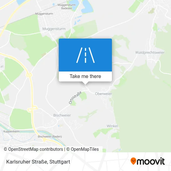 Карта Karlsruher Straße