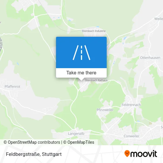 Карта Feldbergstraße