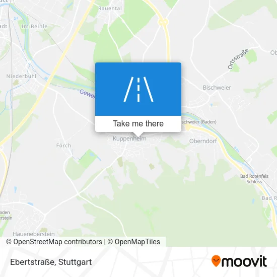 Карта Ebertstraße
