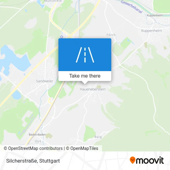 Карта Silcherstraße