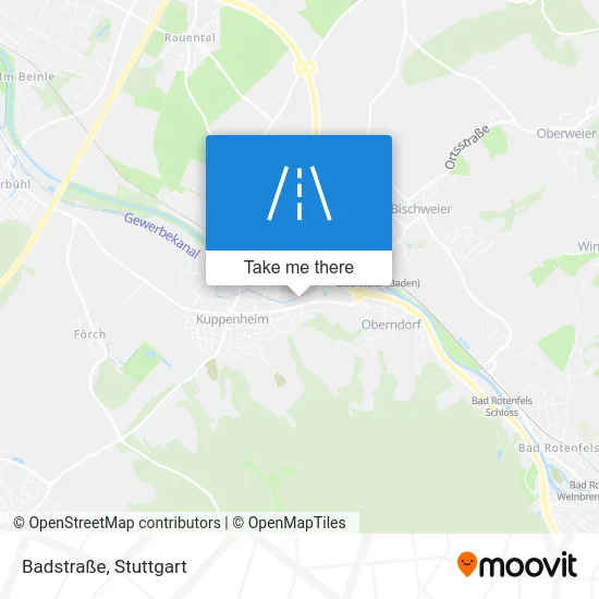 Карта Badstraße