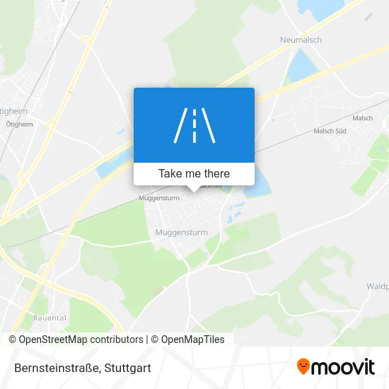 Карта Bernsteinstraße