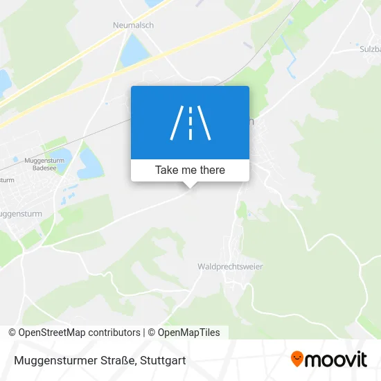 Карта Muggensturmer Straße