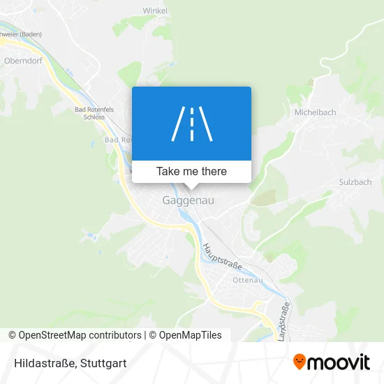 Карта Hildastraße