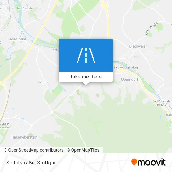 Карта Spitalstraße