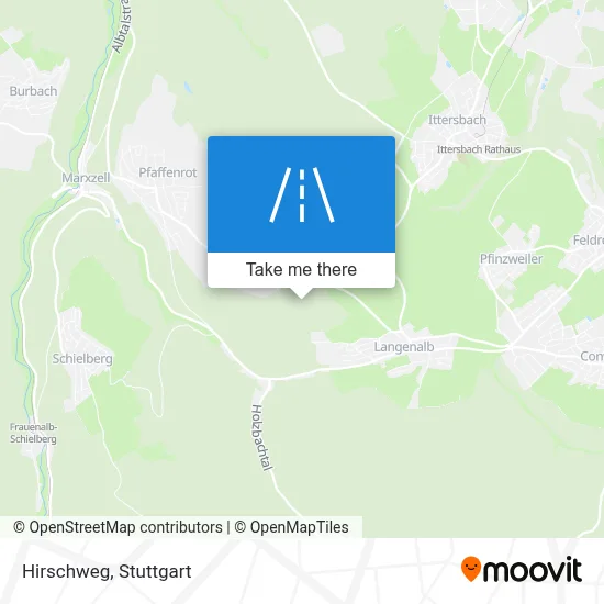 Hirschweg map