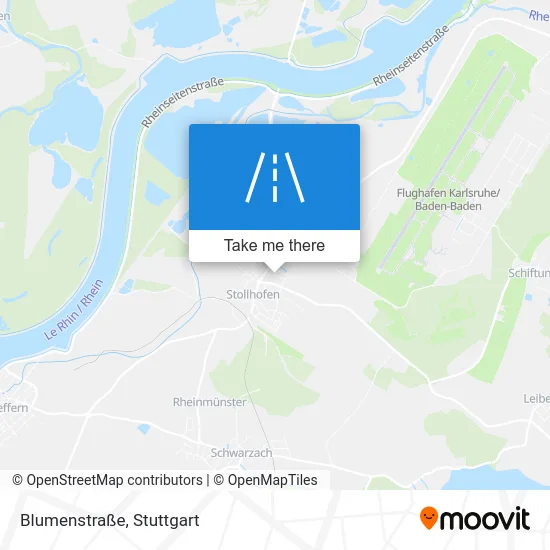 Карта Blumenstraße