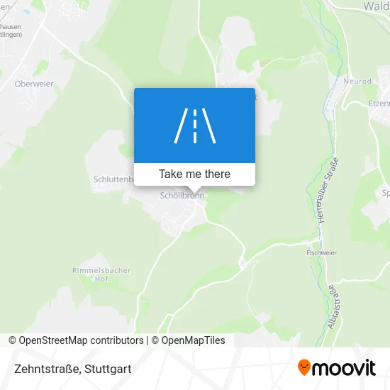 Карта Zehntstraße