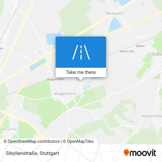 Карта Sibyllenstraße