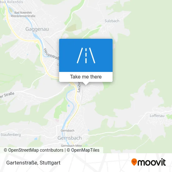 Карта Gartenstraße