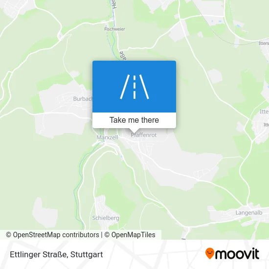 Карта Ettlinger Straße