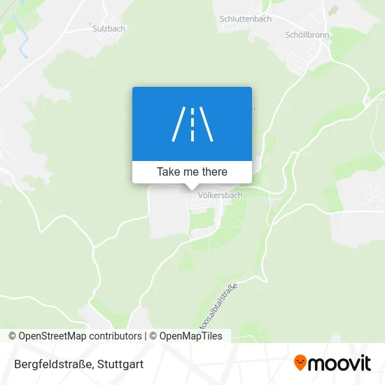 Карта Bergfeldstraße