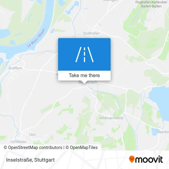 Карта Inselstraße