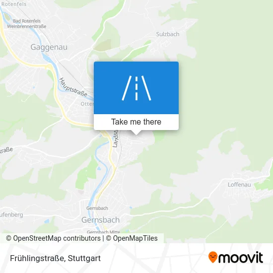 Карта Frühlingstraße