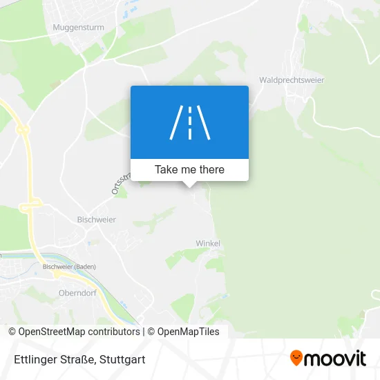 Карта Ettlinger Straße