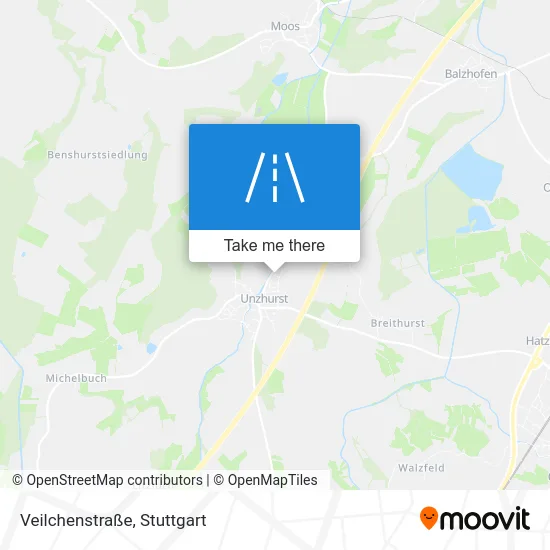 Карта Veilchenstraße